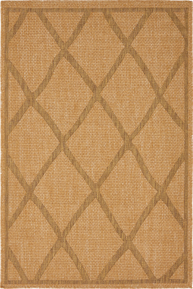 Unique Loom Outdoor Diamonds Rug