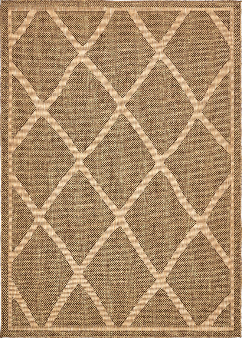 Unique Loom Outdoor Diamonds Rug
