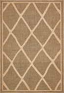 Unique Loom Outdoor Diamonds Rug