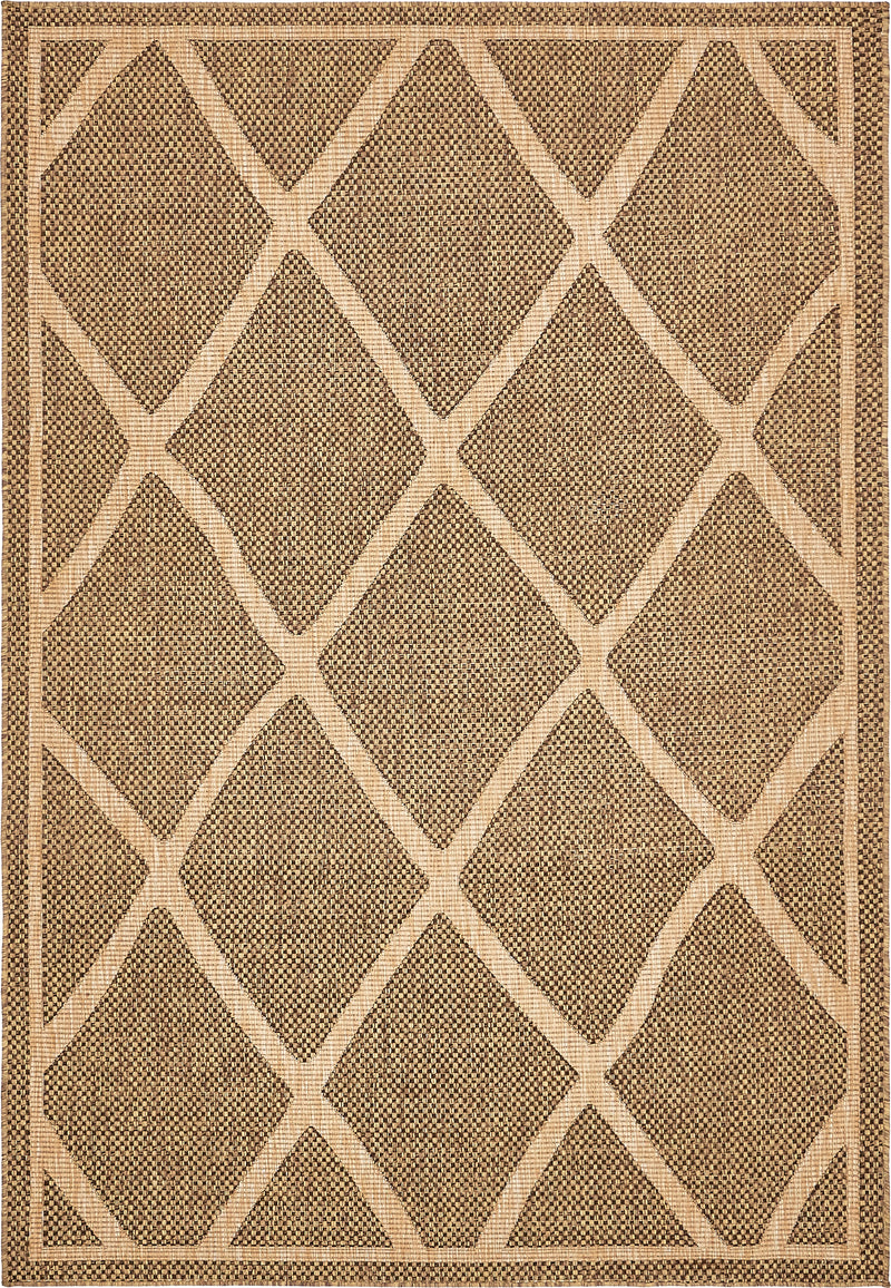 Unique Loom Outdoor Diamonds Rug