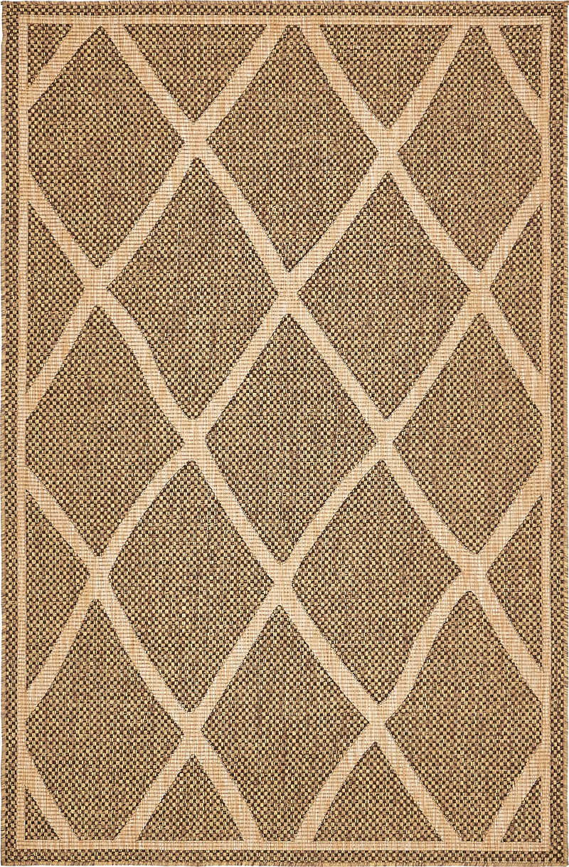 Unique Loom Outdoor Diamonds Rug