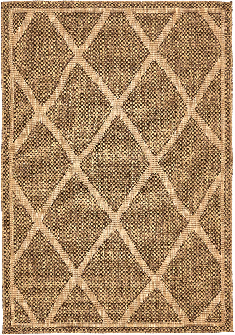 Unique Loom Outdoor Diamonds Rug