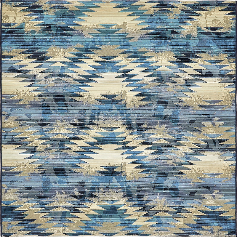 Unique Loom Outdoor Aztec Rug