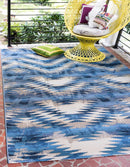 Unique Loom Outdoor Aztec Rug