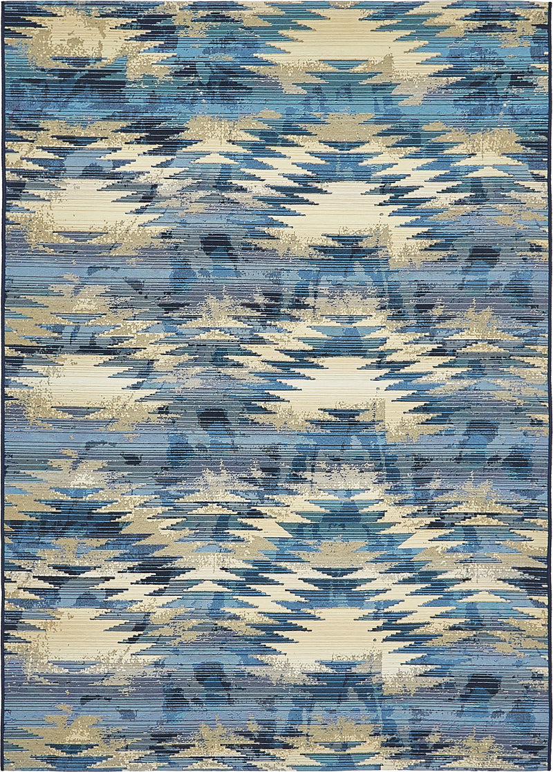 Unique Loom Outdoor Aztec Rug