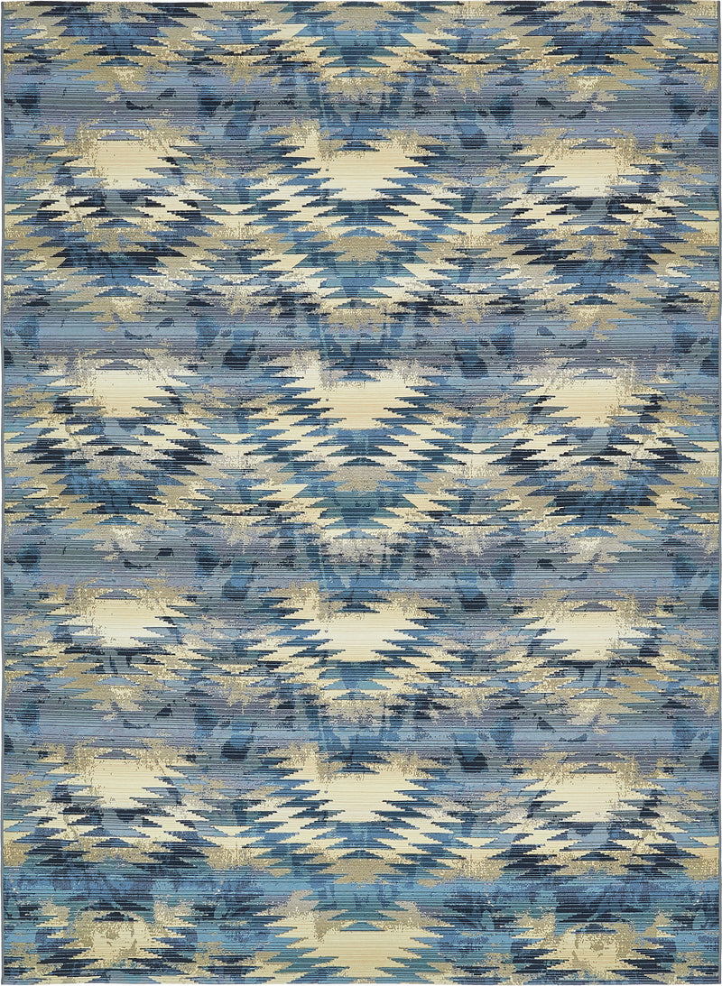 Unique Loom Outdoor Aztec Rug