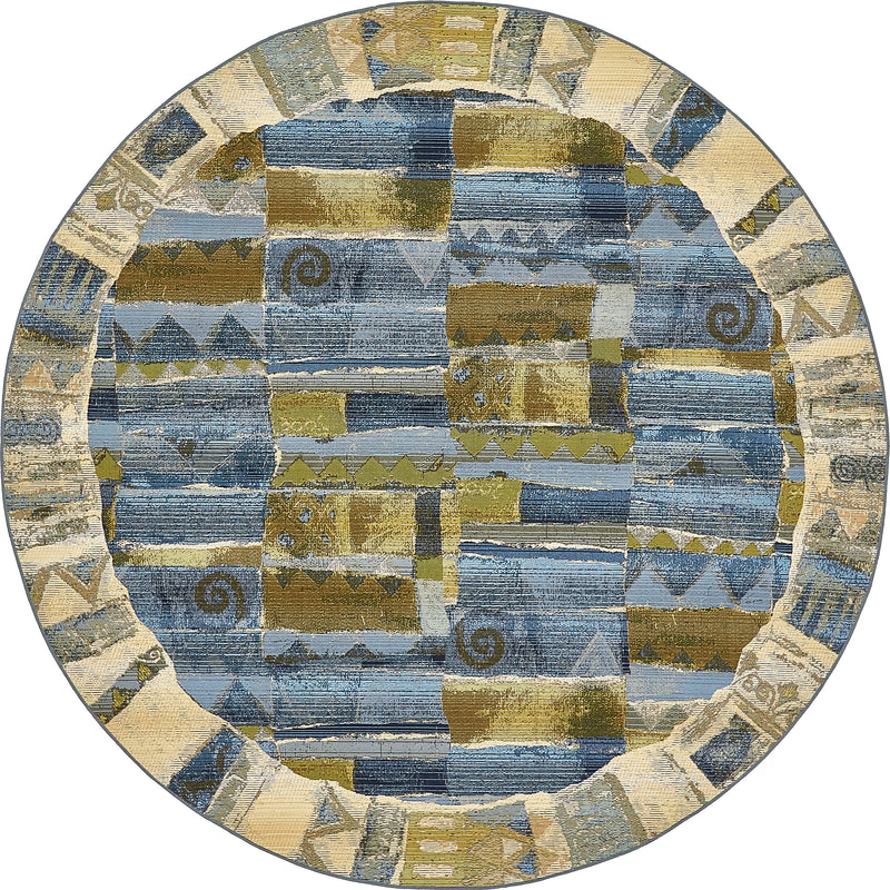 Unique Loom Outdoor Glyph Rug