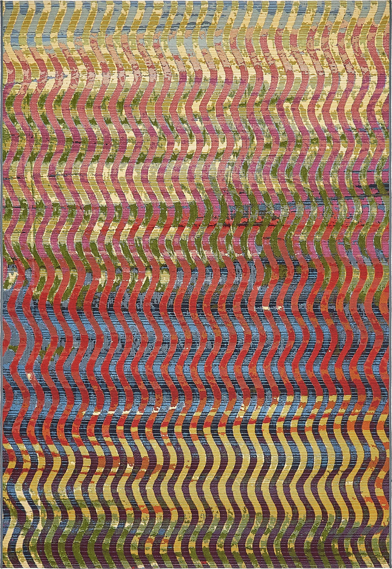 Unique Loom Outdoor Wavy Rug
