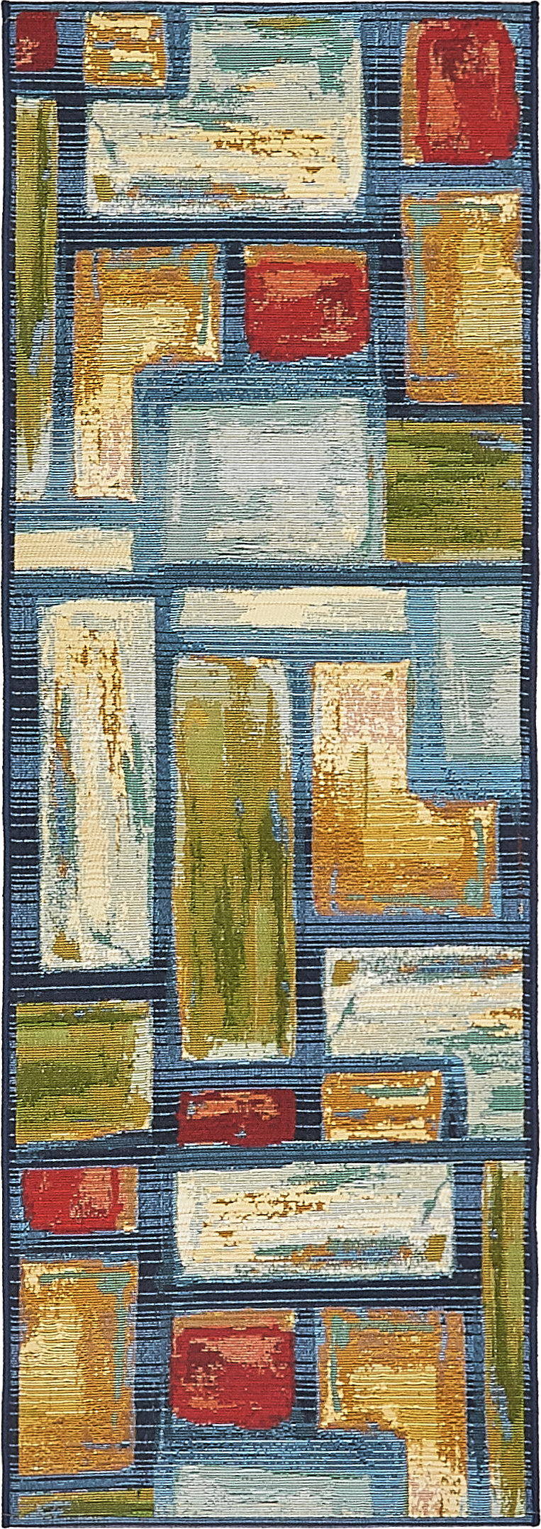 Unique Loom Outdoor Cubed Rug