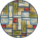 Unique Loom Outdoor Cubed Rug