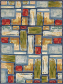 Unique Loom Outdoor Cubed Rug