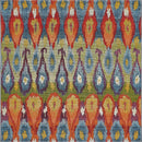 Unique Loom Outdoor Ikat Rug