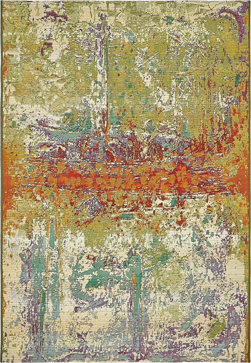 Unique Loom Outdoor Crumpled Rug