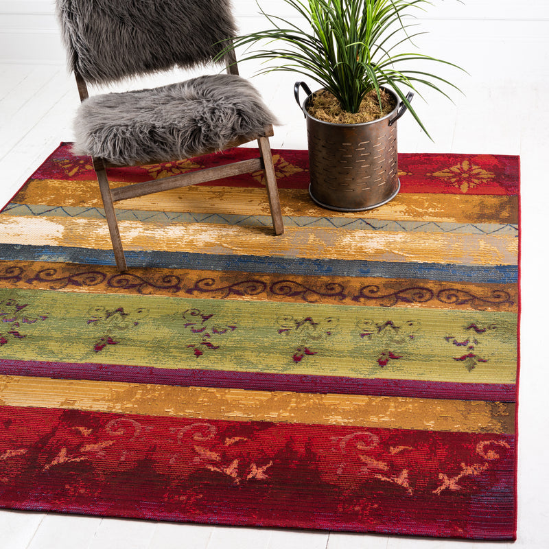 Unique Loom Outdoor Traditional Rug