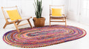 Unique Loom Braided Chindi Rug