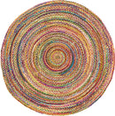 Unique Loom Braided Chindi Rug