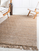Unique Loom Assam Braided Jute Rug