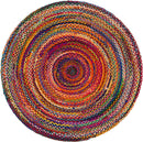 Unique Loom Braided Chindi Rug
