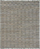 Unique Loom Checkered Chindi Jute Rug