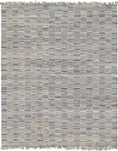 Unique Loom Checkered Chindi Jute Rug