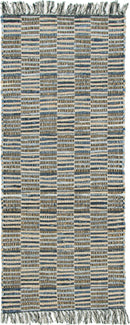 Unique Loom Checkered Chindi Jute Rug