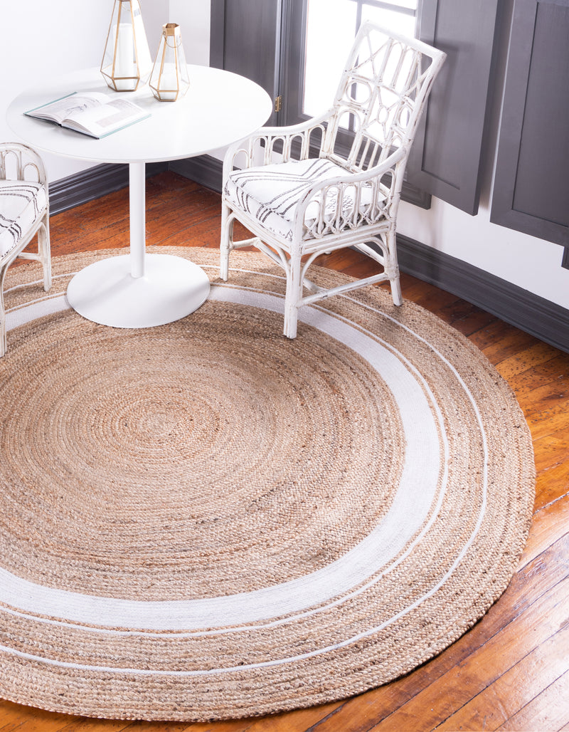 Unique Loom Gujarat Braided Jute Rug