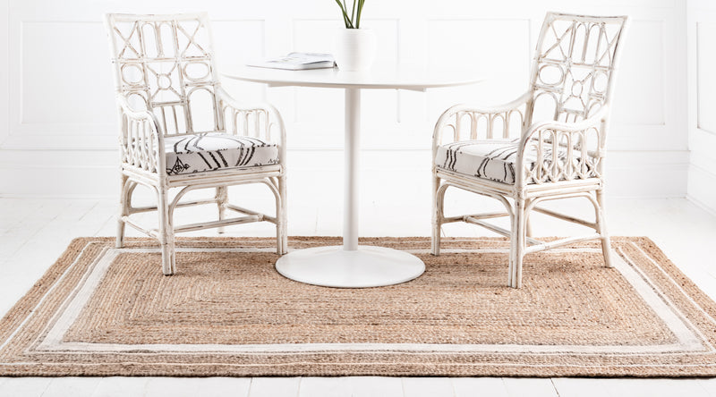 Unique Loom Gujarat Braided Jute Rug