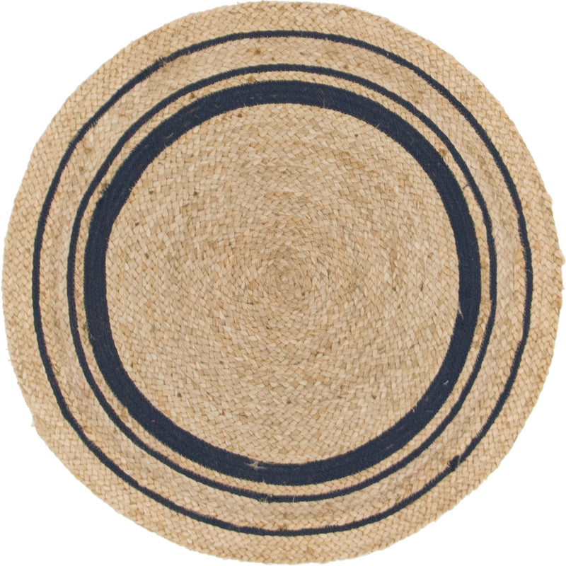 Unique Loom Gujarat Braided Jute Rug