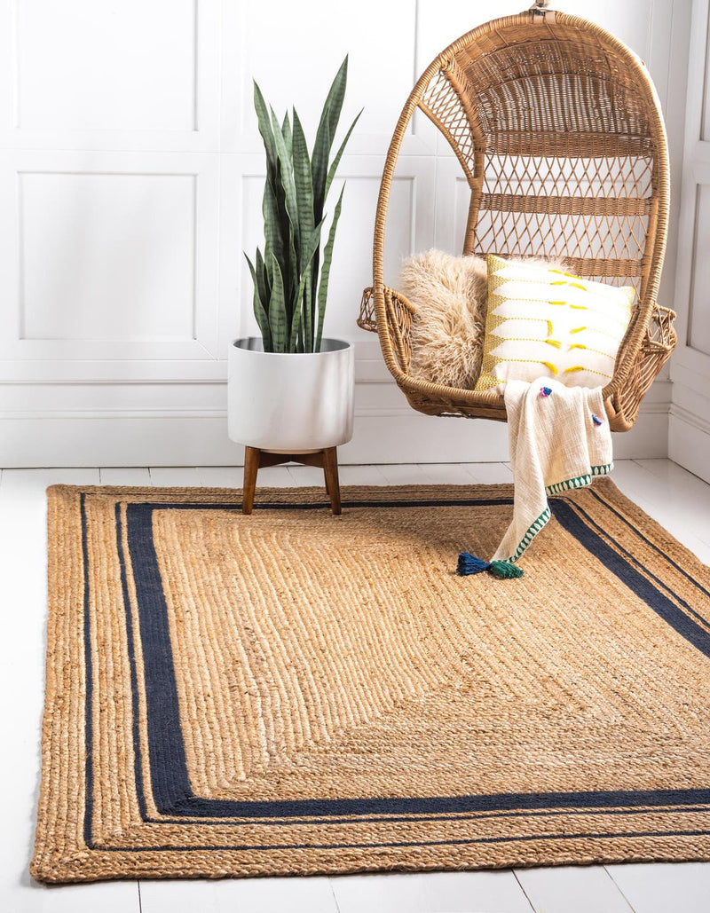Unique Loom Gujarat Braided Jute Rug