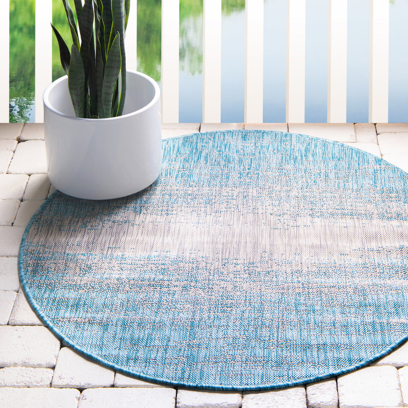 Unique Loom Outdoor Ombre Rug