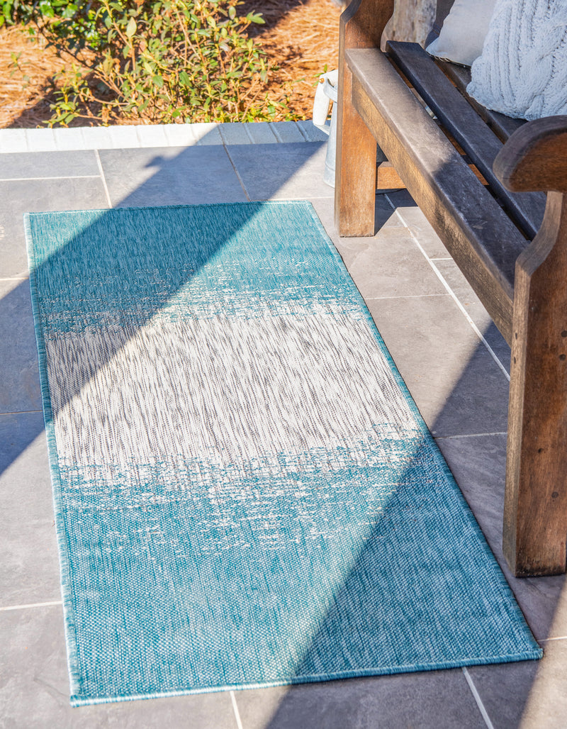 Unique Loom Outdoor Ombre Rug