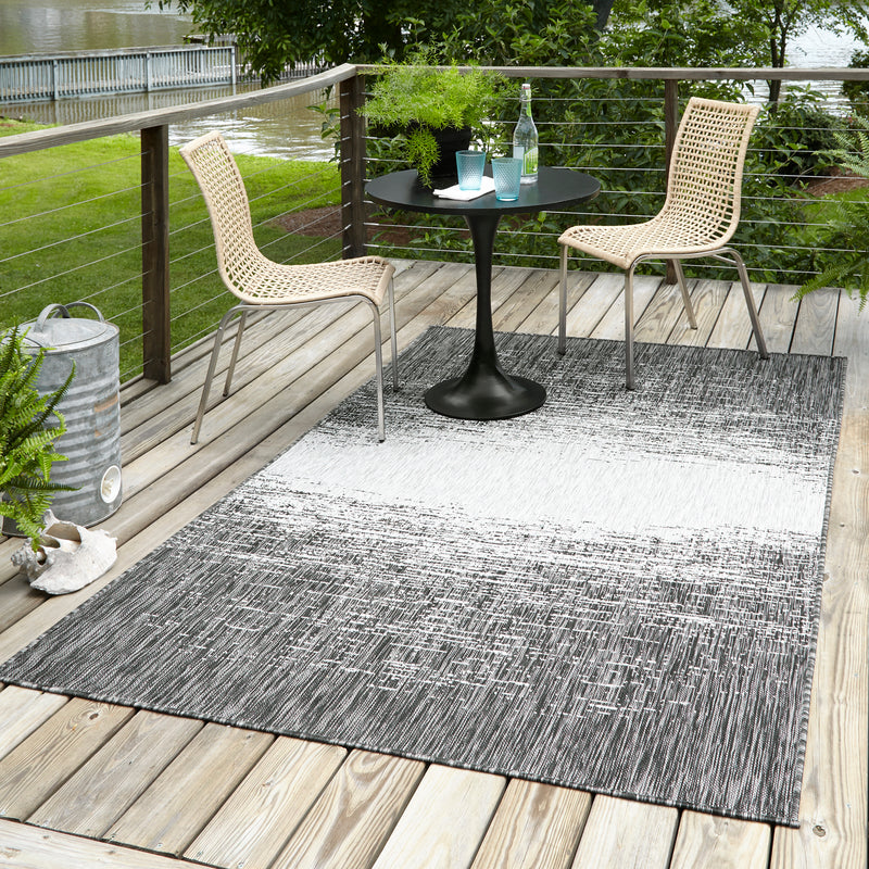 Unique Loom Outdoor Ombre Rug