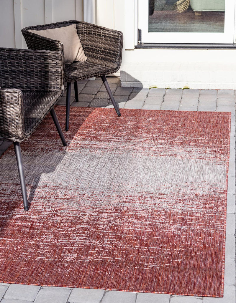 Unique Loom Outdoor Ombre Rug