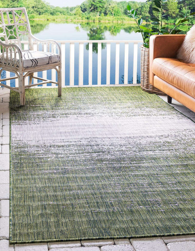 Unique Loom Outdoor Ombre Rug