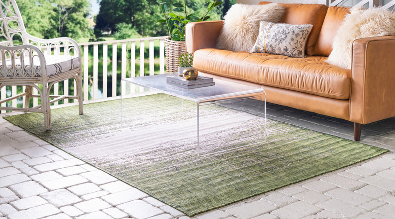 Unique Loom Outdoor Ombre Rug