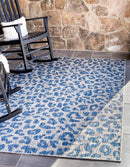 Unique Loom Outdoor Leopard Rug