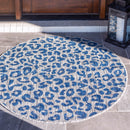 Unique Loom Outdoor Leopard Rug