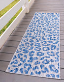 Unique Loom Outdoor Leopard Rug