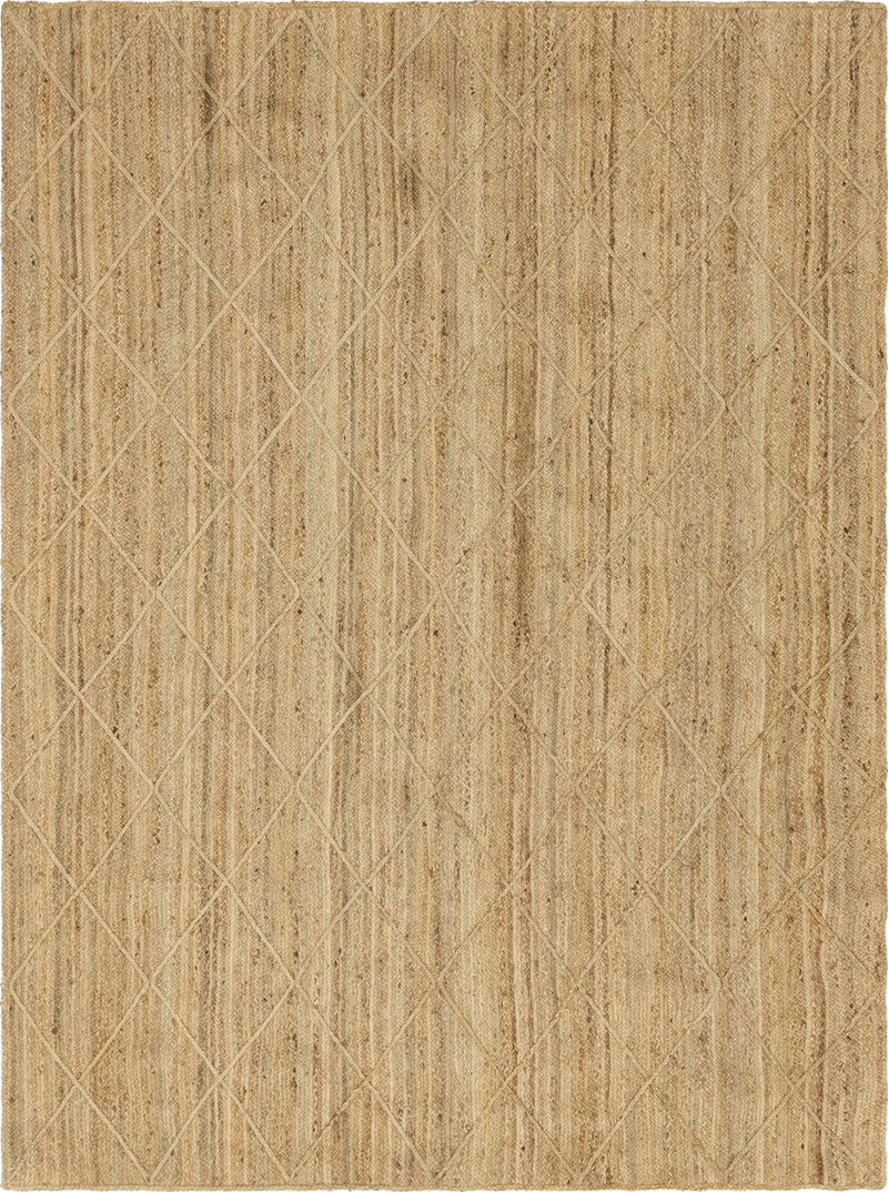 Unique Loom Trellis Braided Jute Rug