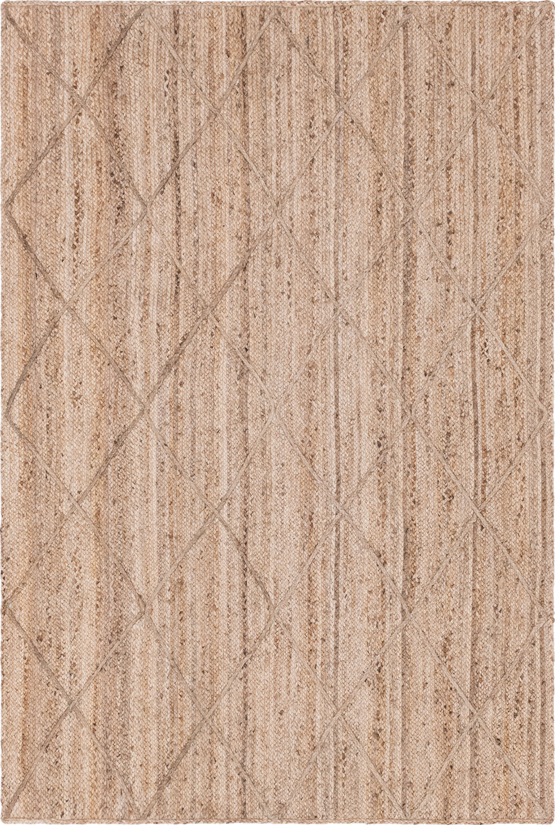 Unique Loom Trellis Braided Jute Rug