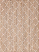 Unique Loom Trellis Braided Jute Rug