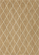 Unique Loom Trellis Braided Jute Rug