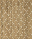 Unique Loom Trellis Braided Jute Rug