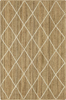 Unique Loom Trellis Braided Jute Rug