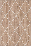 Unique Loom Trellis Braided Jute Rug