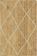Unique Loom Trellis Braided Jute Rug