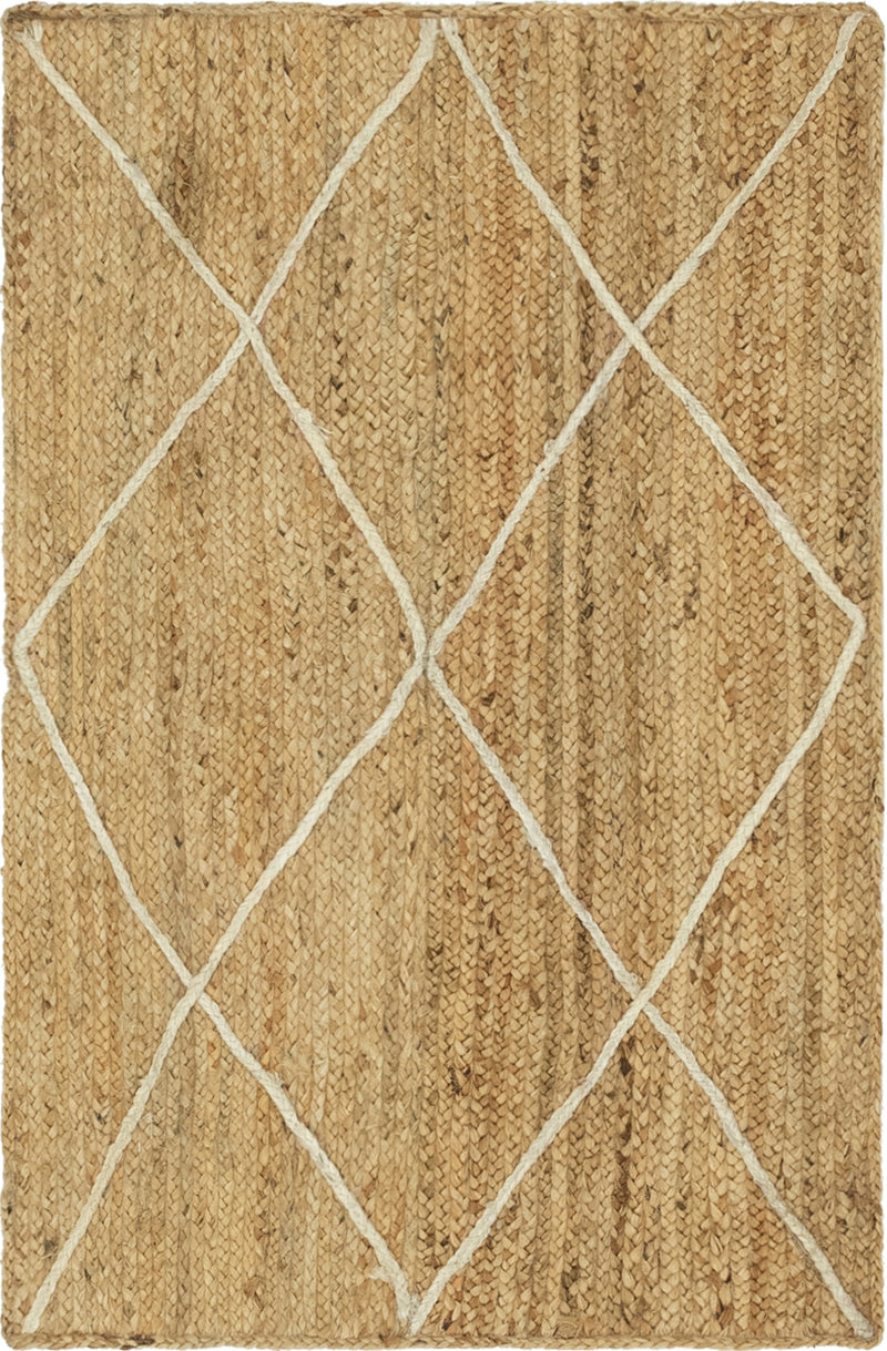 Unique Loom Trellis Braided Jute Rug