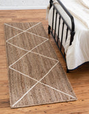 Unique Loom Trellis Braided Jute Rug