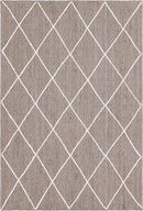 Unique Loom Trellis Braided Jute Rug