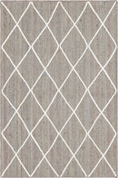 Unique Loom Trellis Braided Jute Rug